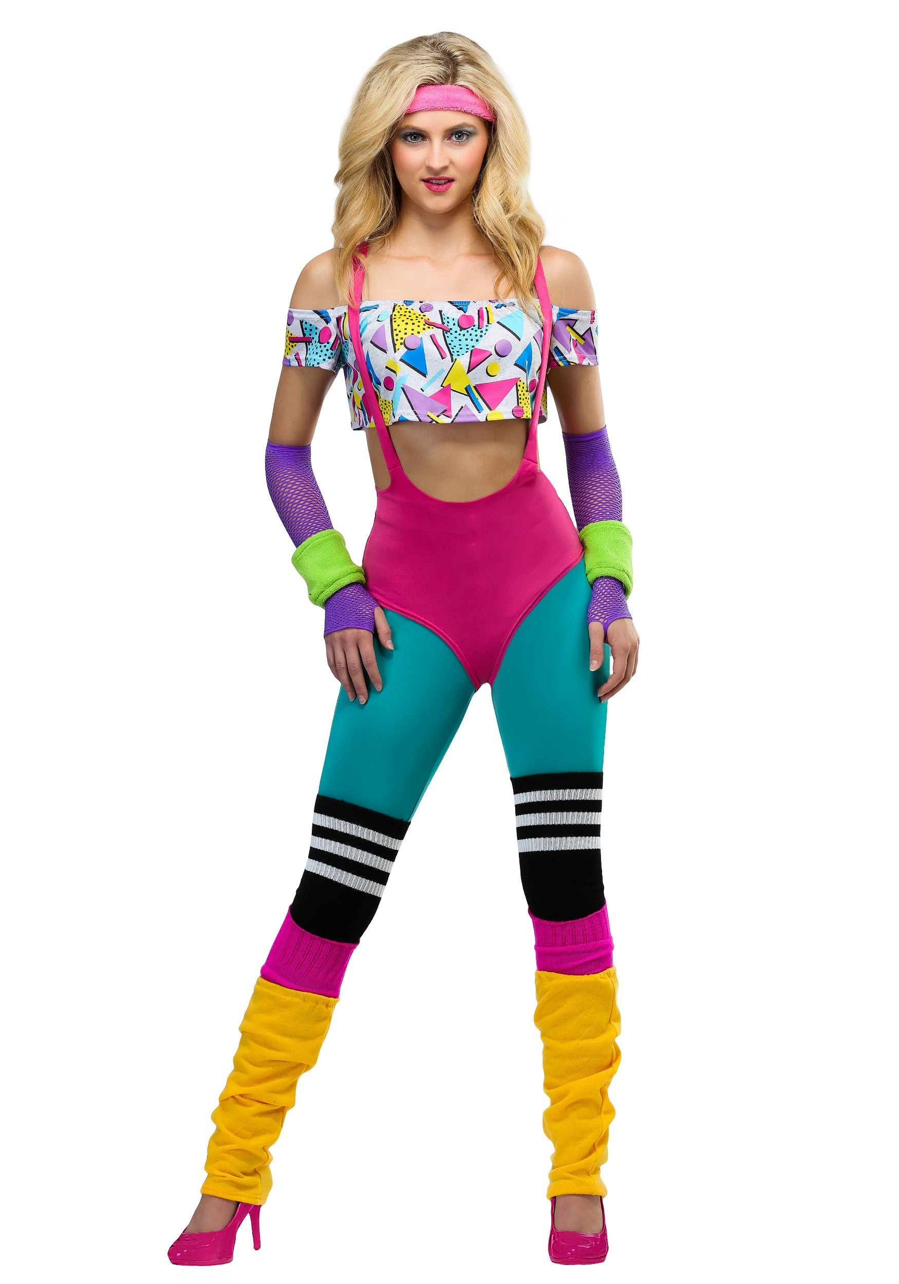 Women’s Work It Out 80’s Costume