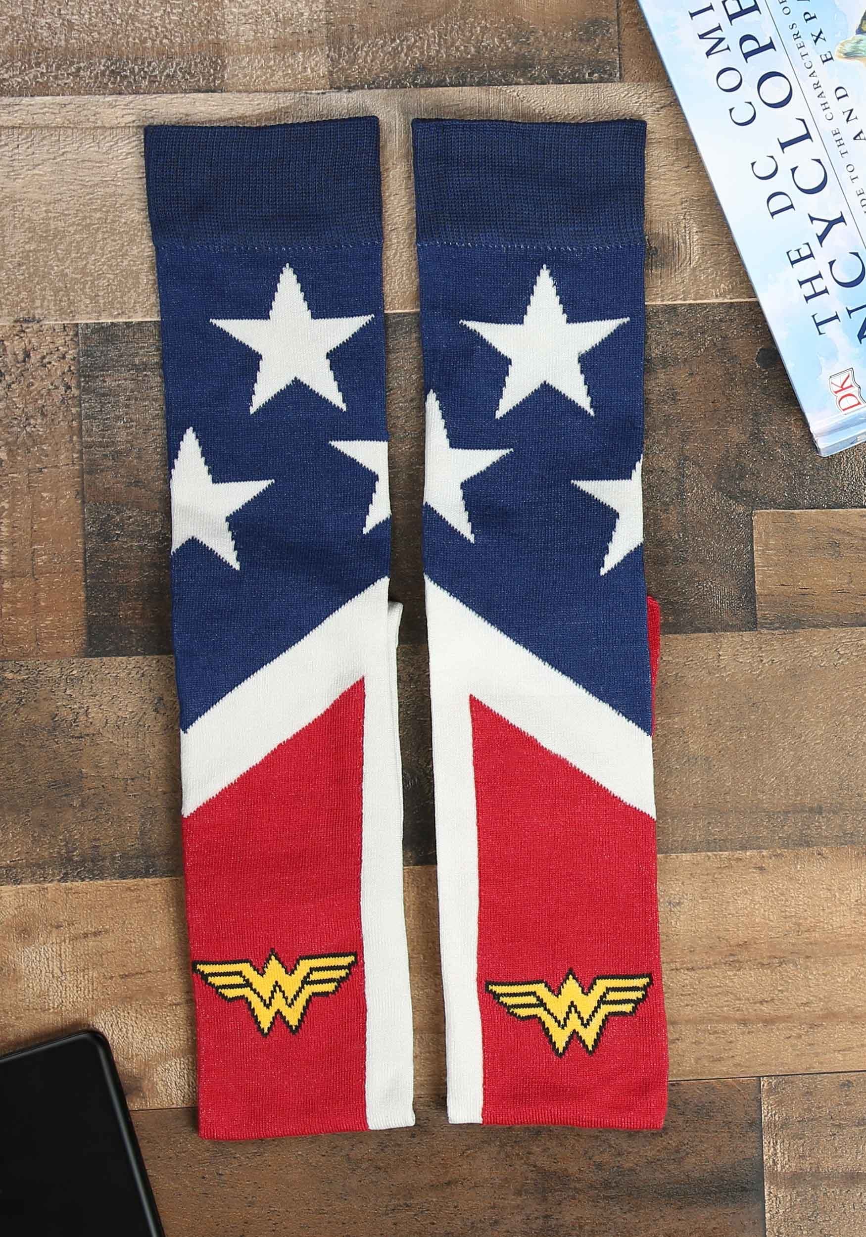 Wonder Woman Suit Up Over The Knee Socks